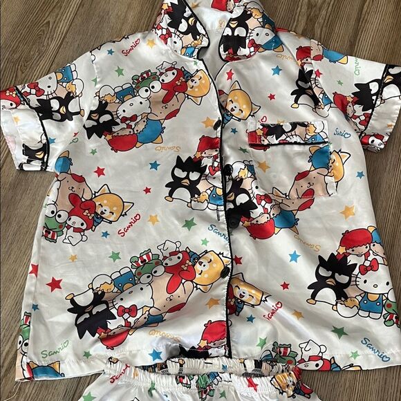 Colorful Character Kids Pajama Set - Picture 2 of 3